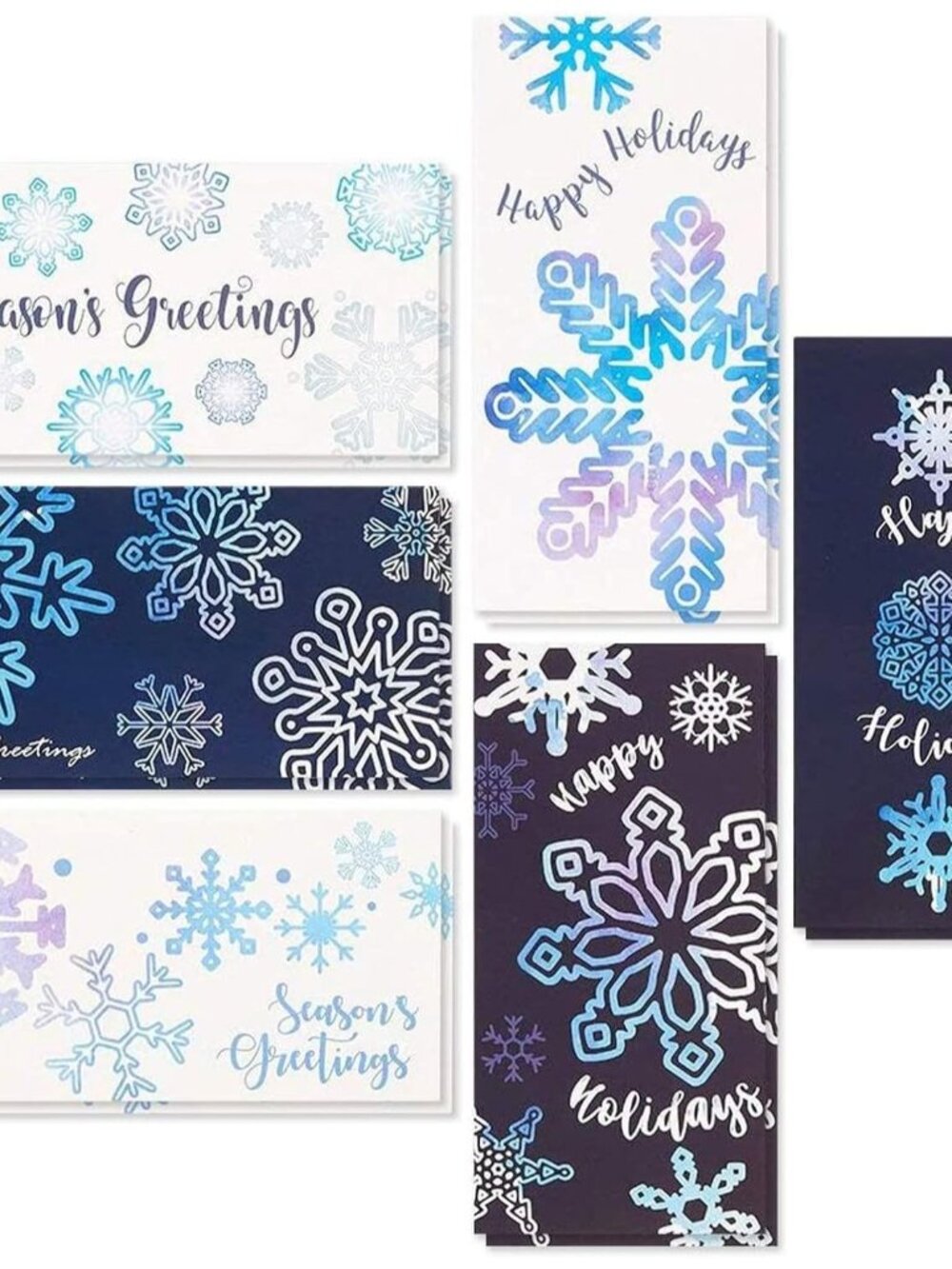 36 Pack Snowflake Winter Money Envelope Cash Gift Pack